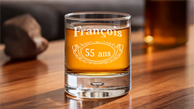 Verre à whisky personnalisé